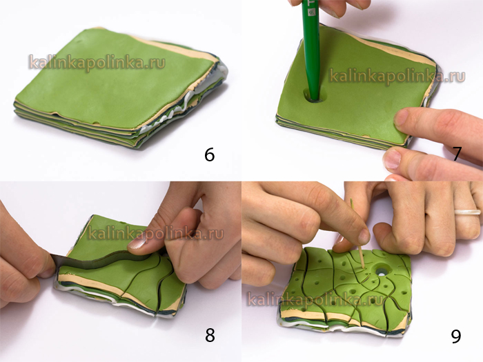 мокуме гане из полимерной глины