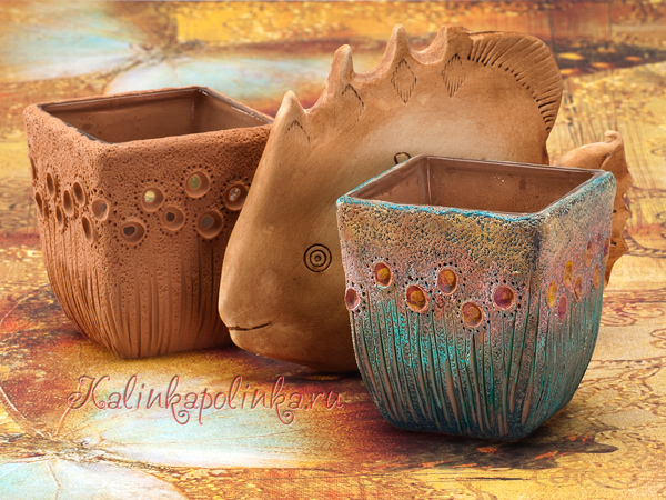 имитация керамики из полимерной глины фото мастер-класс