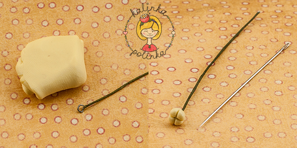 Этапы лепки тычинок