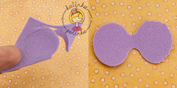 выкройка лепестка для гортензии