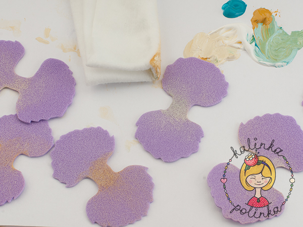 Тонируем лепестки