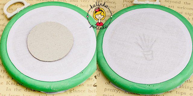 рисуем эскиз для вышитой брошки