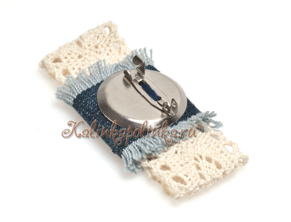 кружевная брошка мастер-класс