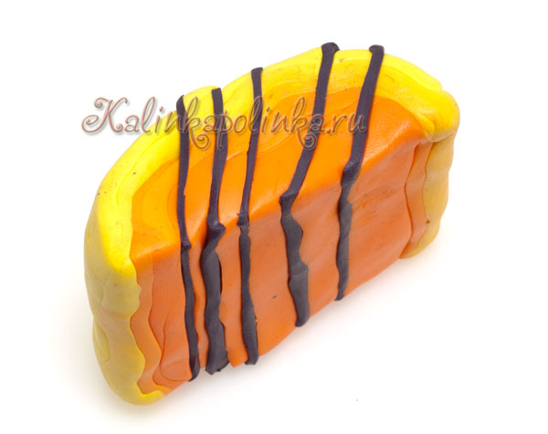 как сделать листик из полимерной глины