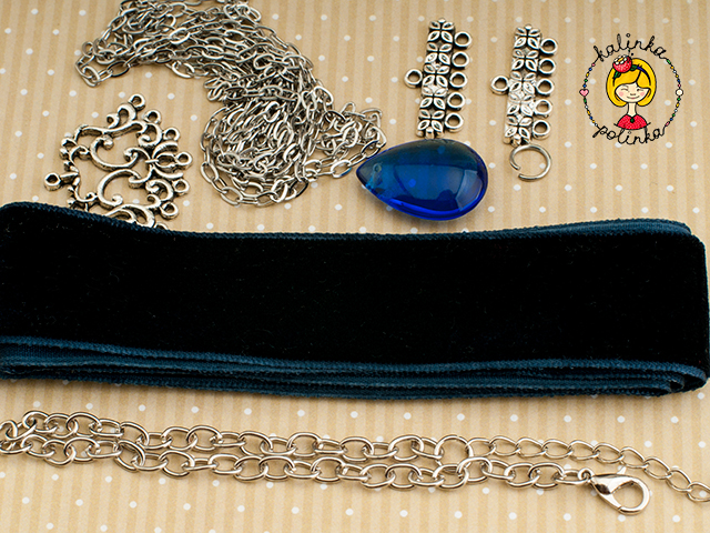 Материалы для изготовления чокера на ленте своими руками.