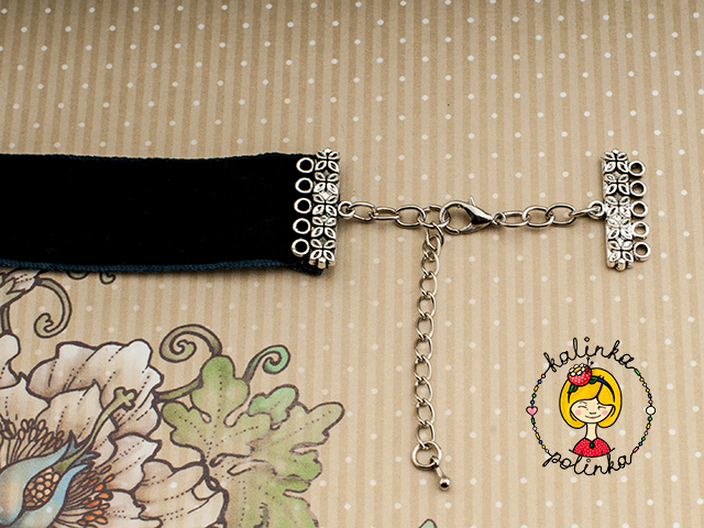 Как сделать застежку для чокера из ленты?