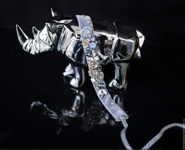 Как сделать колье с завязкой?