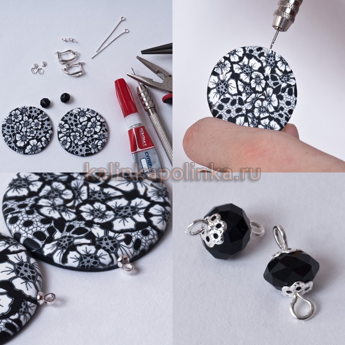 как сделать отверстие в полимерной глине