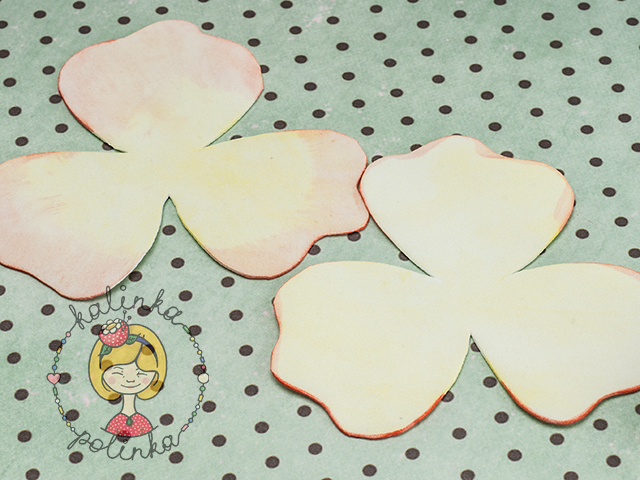 лепестки тонировка краев