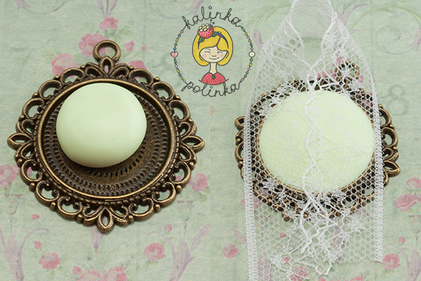 Как заполнить рамку полимерной глиной без формочки