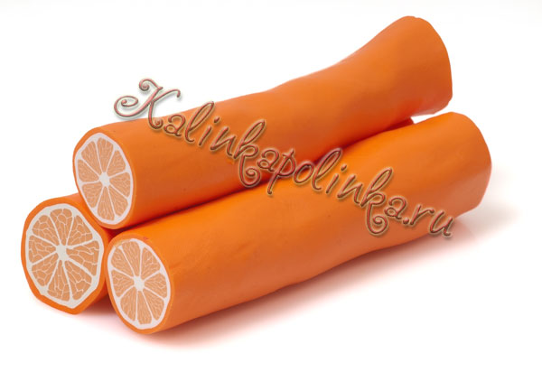 апельсин из пластики