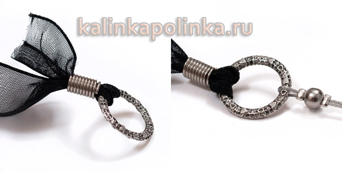 крепление ленты в концевике