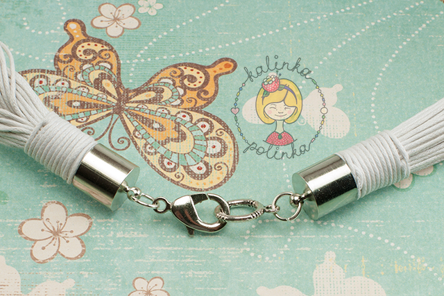 креплю застежку к концевику