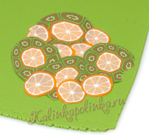 Украшения своими руками. Как раскатать срезы колбас из пластики