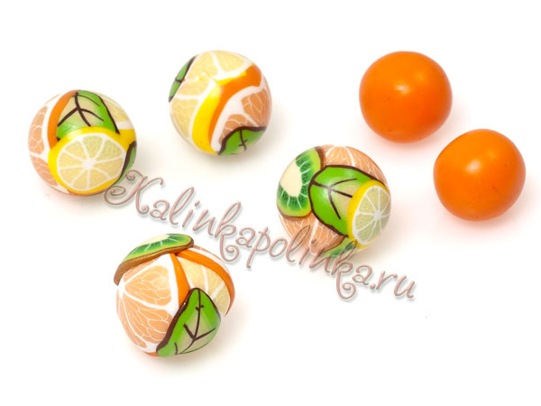 бусины из полимерной глины